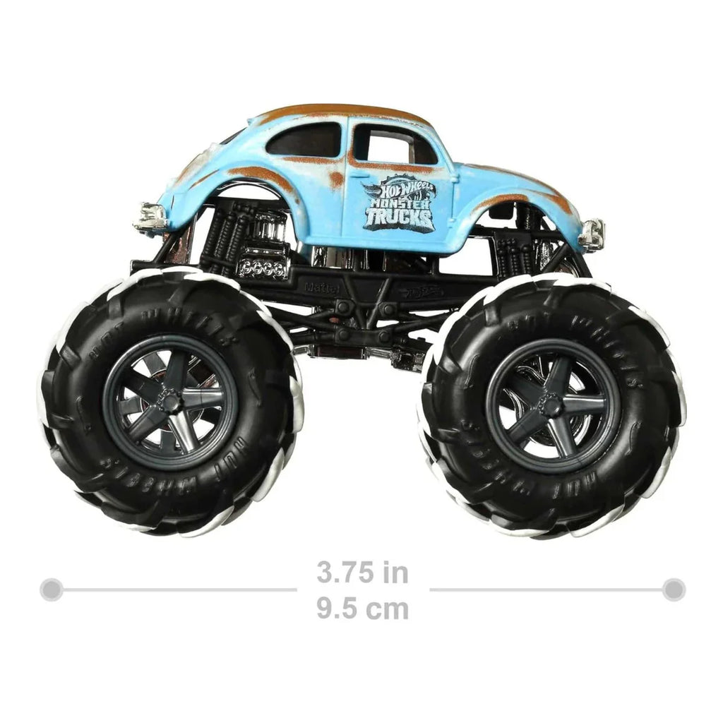 Hot Wheels 2025 Monster Trucks 1:64 Scale Assorted Die-Cast Vehicles – Premium Collectible Set - Naivri