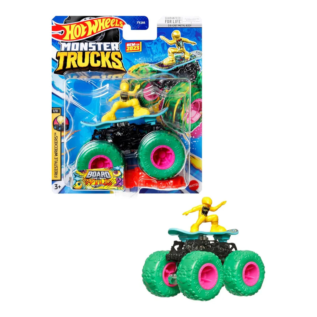 Hot Wheels 2025 Monster Trucks 1:64 Scale Assorted Die-Cast Vehicles – Premium Collectible Set - Naivri