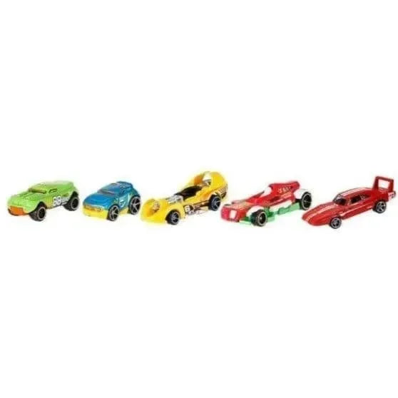 Hot Wheels 5-Car Pack – Assorted Die-Cast Toy Cars for Kids & Collectors (Color & Design May Vary) | Original Mattel Set - Naivri