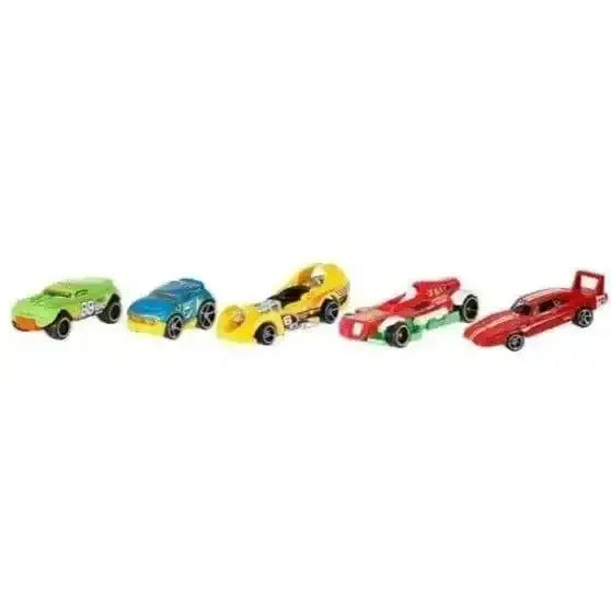 Hot Wheels 5-Car Pack – Assorted Die-Cast Toy Cars for Kids & Collectors (Color & Design May Vary) | Original Mattel Set - Naivri