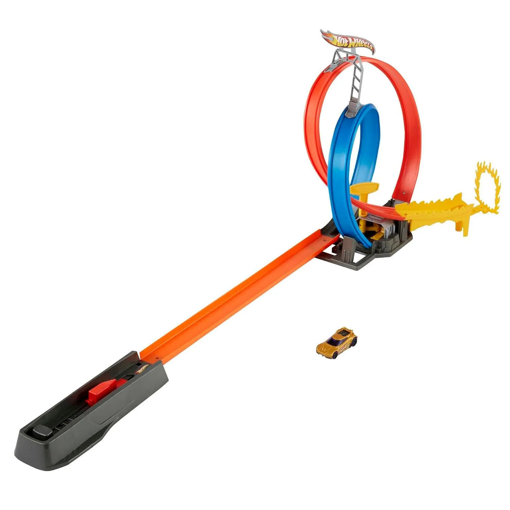 Hot Wheels Energy Track GND92 – High-Speed Loop Track Set with Stunt Challenges - Naivri