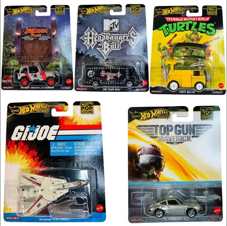 Hot Wheels Pop Culture | HXD63 Premium Die-Cast Collectible Vehicles - Naivri