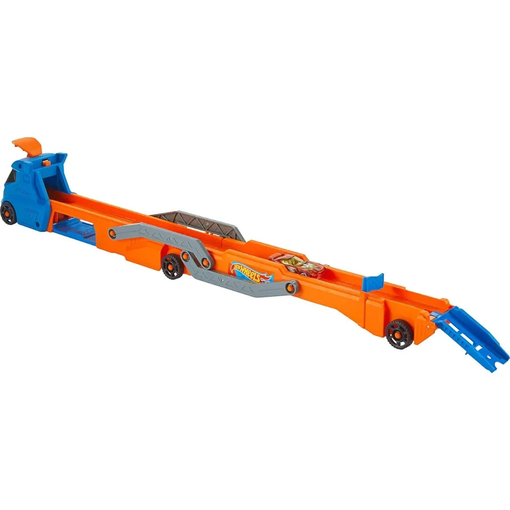 Hot Wheels Speed Track Transporter HYT83 – Multifunctional Storage and Racing Playset for Kids - Naivri