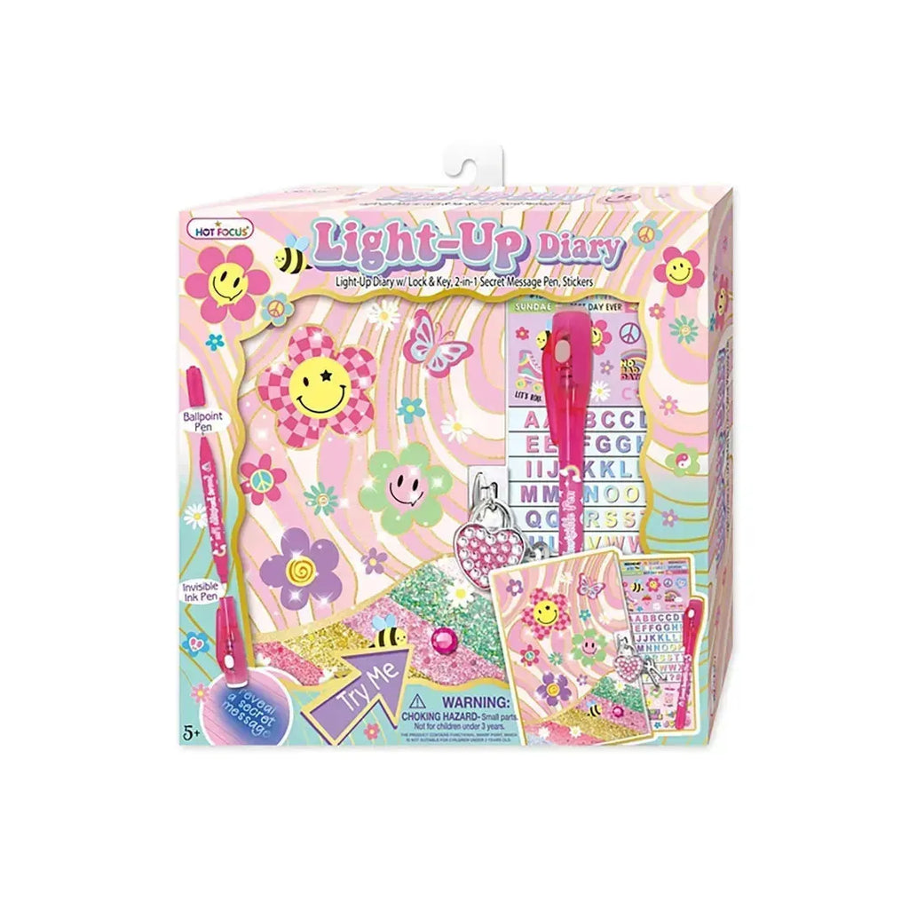 Hotfocus Light Up Diary Groovy Flower - Naivri