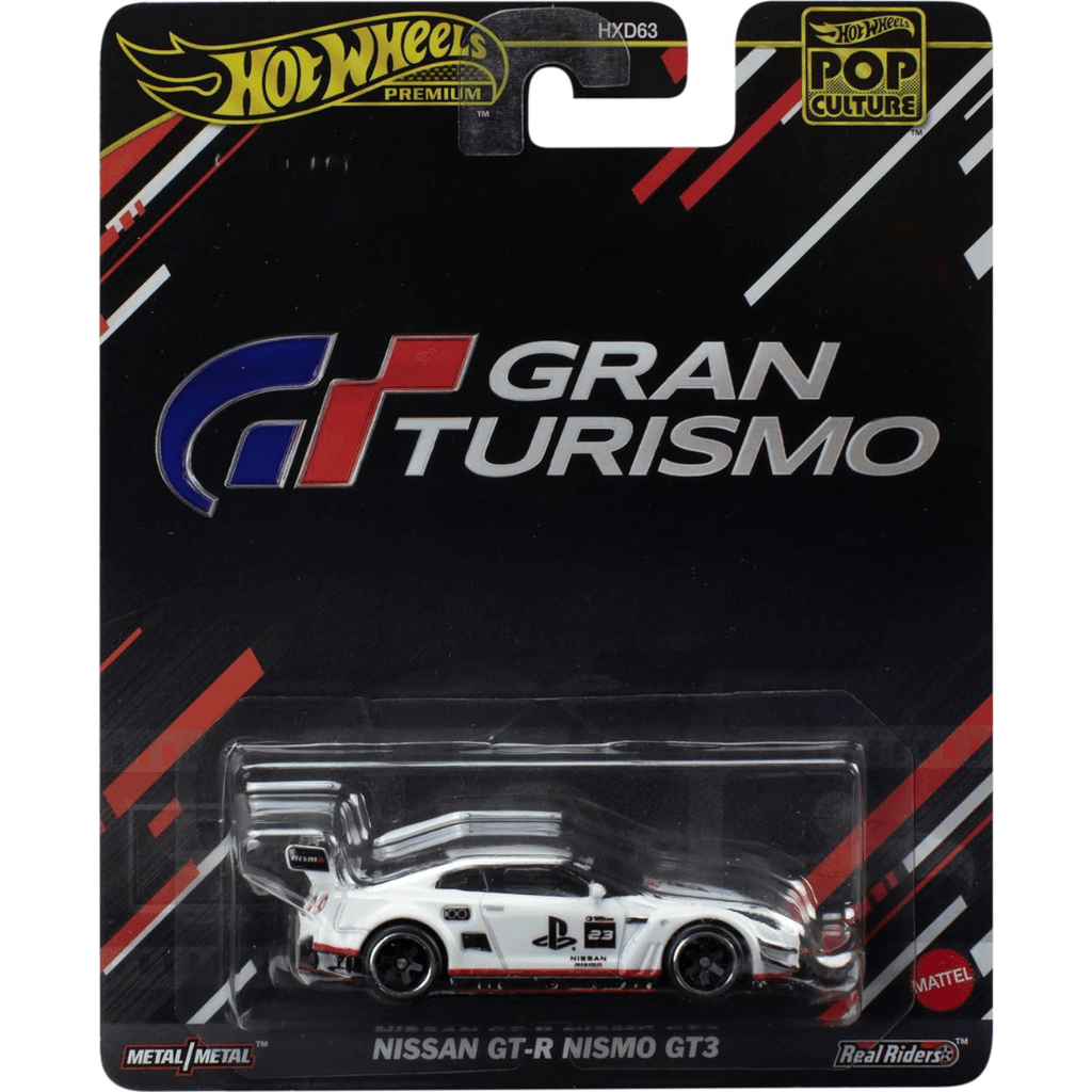 Hotwheels Premium Pop Culture Gran Turismo Nissan GT-R Nismo GT3 - Naivri