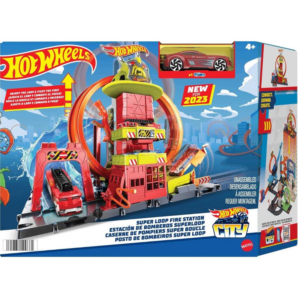 Hotwheels Super Loop Fire Station HKX41 - Naivri