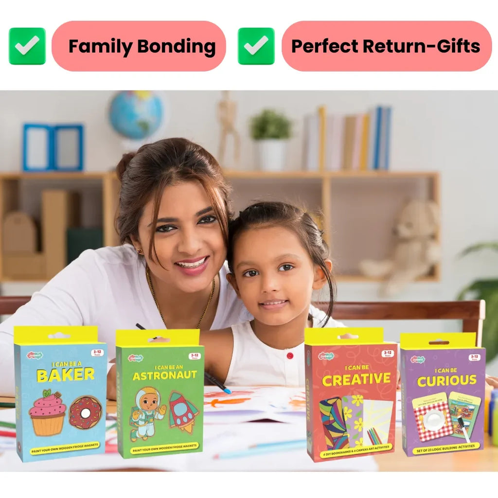 I Can Be Creative - JoGenii's Mini DIY Kit | Ages 3-99 | Return Gift, Travel Friendly - Naivri