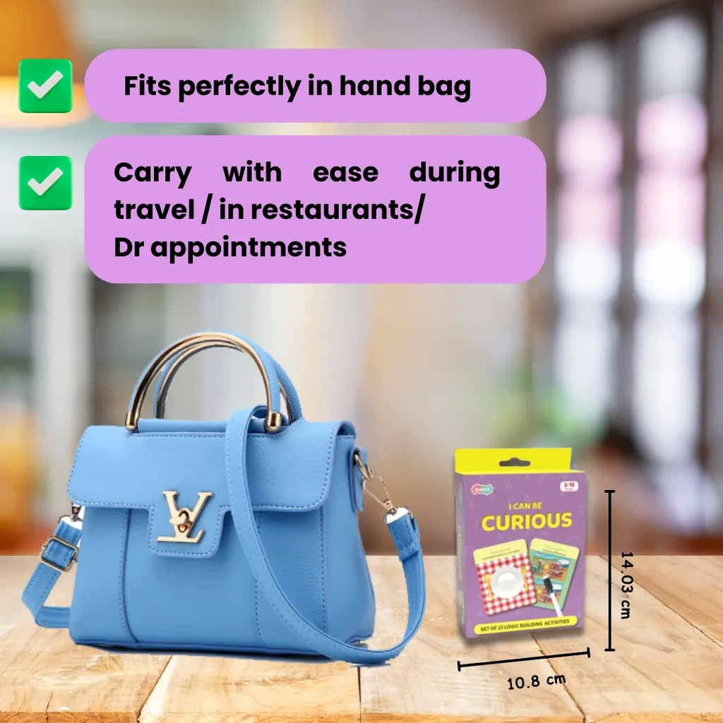 I Can Be Curious - JoGenii's Mini DIY Kit | Ages 3-99 | Return Gift, Travel Friendly - Naivri