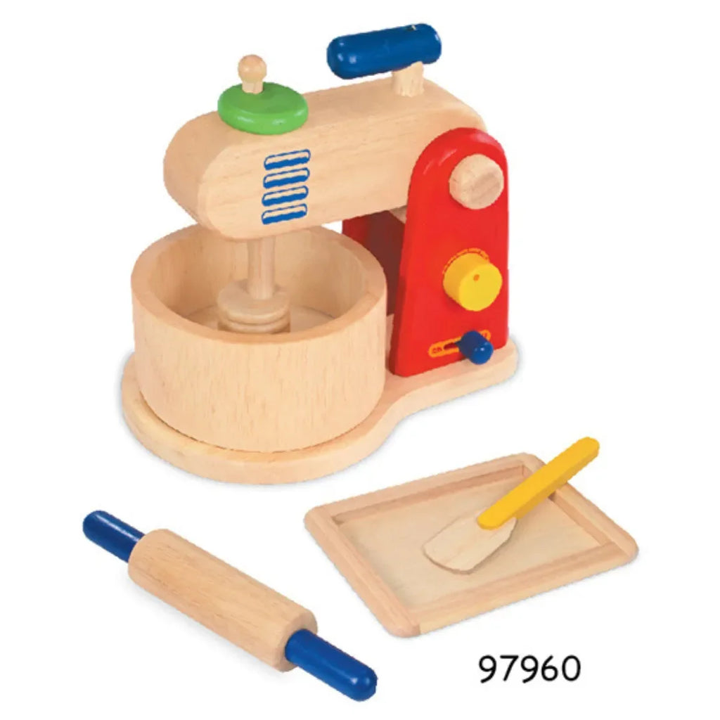 I'M Toy Baking Mixer – Wooden Pretend Play Kitchen Toy for Kids - Naivri