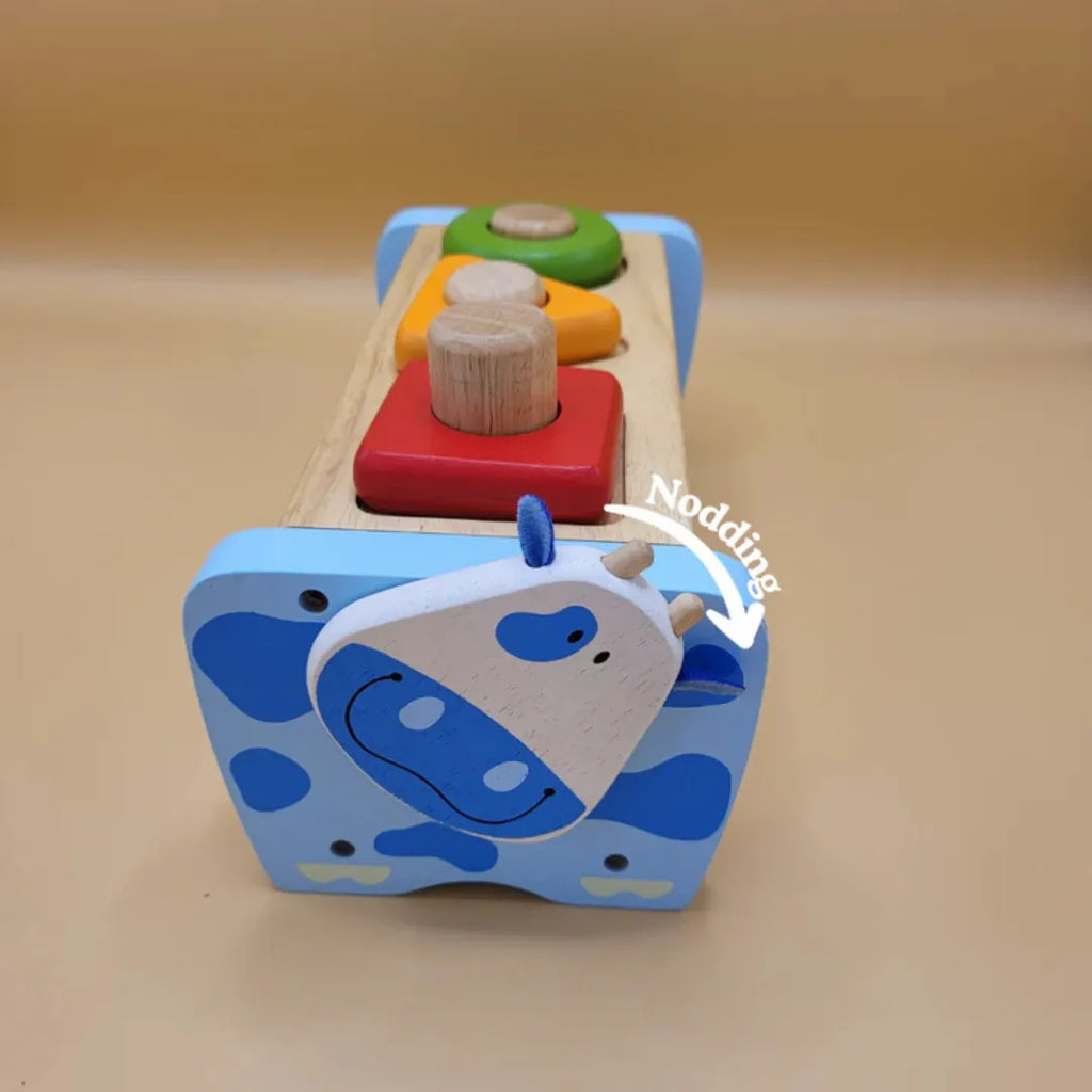 I'M Toy Cow Hammer and Peg Bench - Naivri