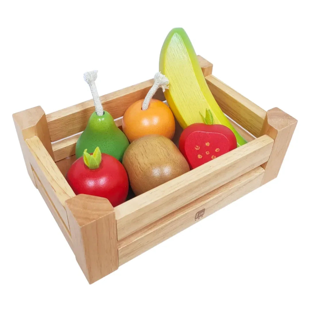 I'M Toy Fruit Set – Wooden Pretend Play Fruit Set for Kids | Eco-Friendly, Non-Toxic - Naivri