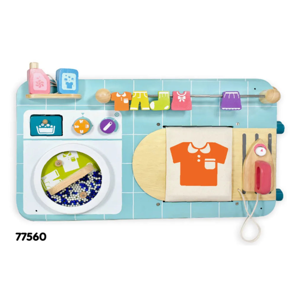 I'M Toy Wall Play Board - Laundry - Naivri