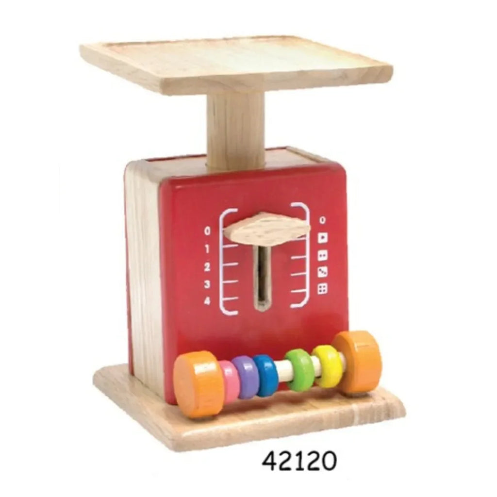 I'M Toy Weight Scale – Wooden Pretend Play Scale for Kids | Eco-Friendly Educational Toy - Naivri