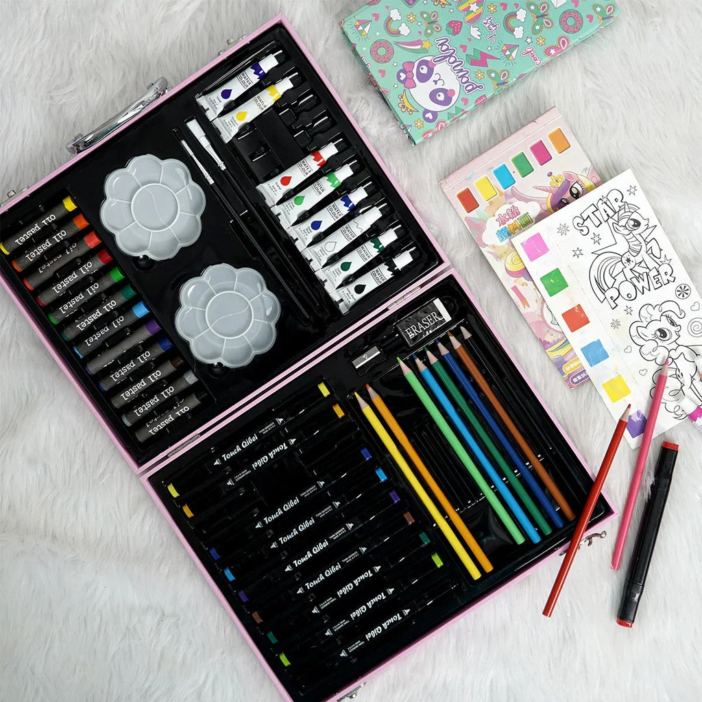 ilearnngrow 128 Pieces Colouring Set- Unicorn - Naivri