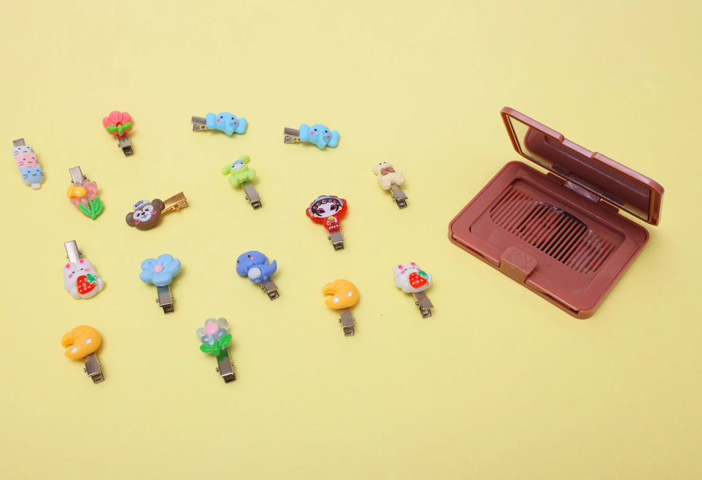 ilearnngrow 26 Pcs Colorful Hair Accessories Hair Clips for Girls Kids Baby Girl Toddlers - Naivri