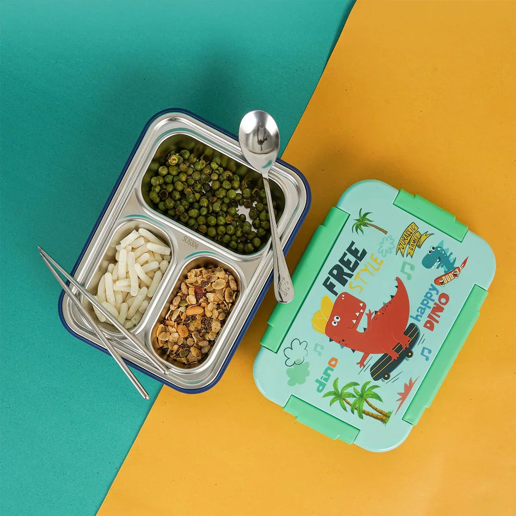 ilearnngrow Bento Box- Dino - Rectangle - Naivri