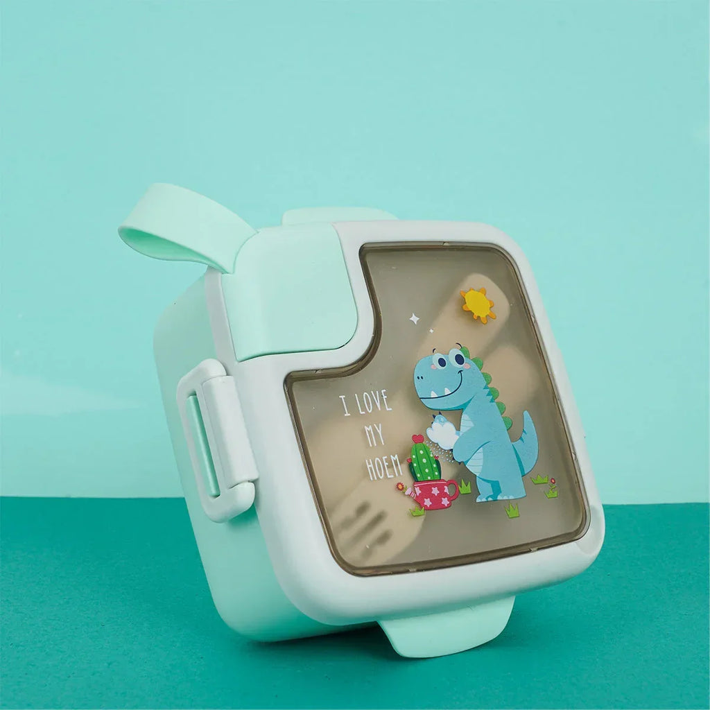 ilearnngrow Bento Box - Dino- Square - Naivri