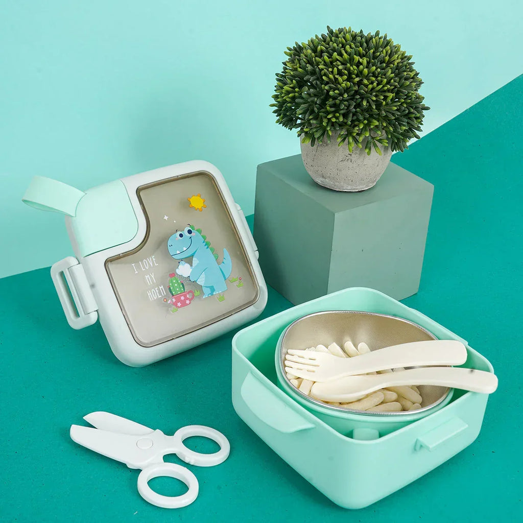 ilearnngrow Bento Box - Dino- Square - Naivri