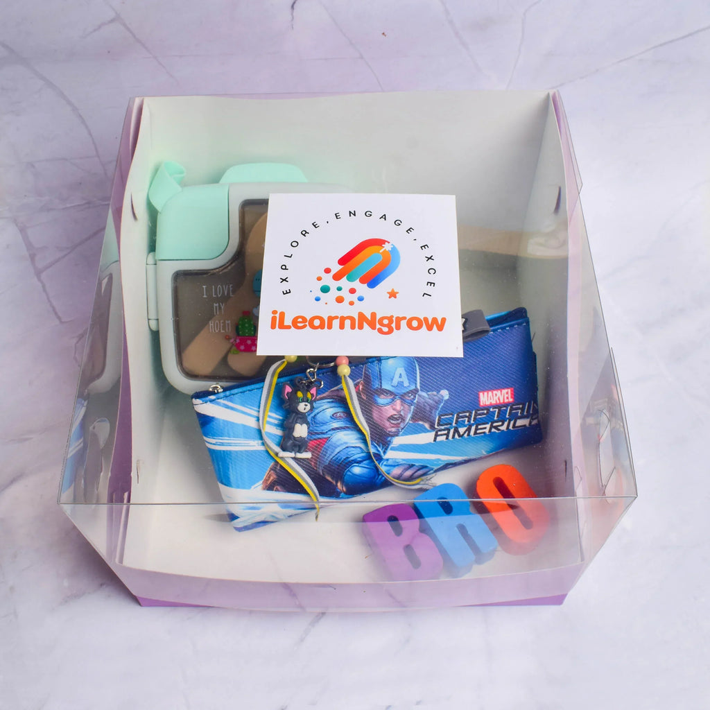 ilearnngrow Bento Box - Stationery Box Rakhi Hamper - Naivri