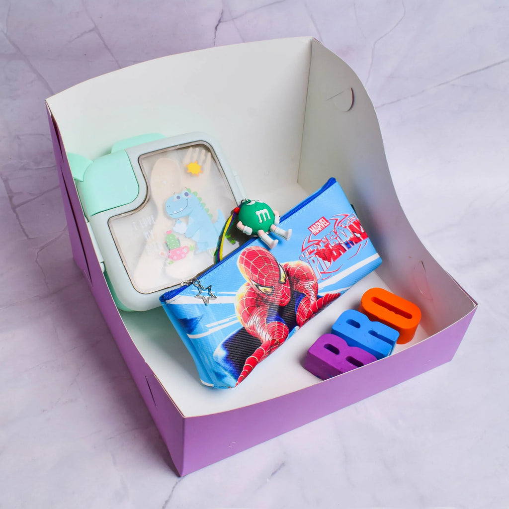 ilearnngrow Bento Box - Stationery Box Rakhi Hamper - Naivri