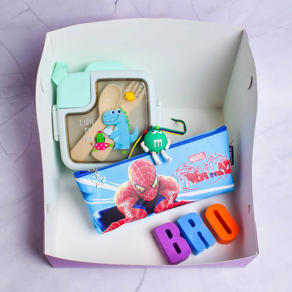 ilearnngrow Bento Box - Stationery Box Rakhi Hamper - Naivri