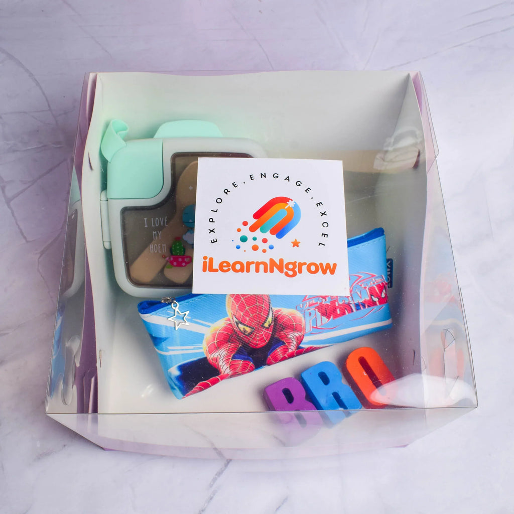 ilearnngrow Bento Box - Stationery Box Rakhi Hamper - Naivri