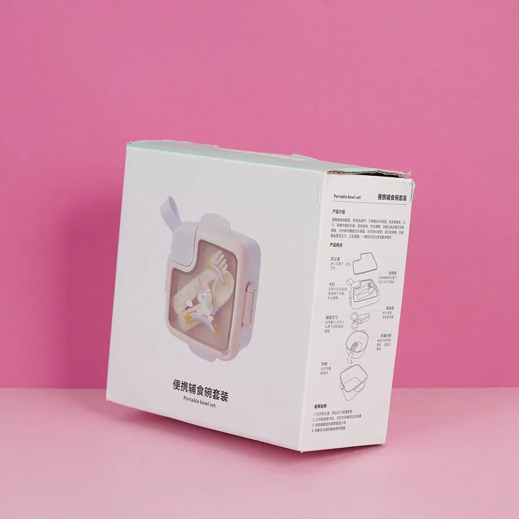 ilearnngrow Bento Box - Unicorn- Square - Naivri