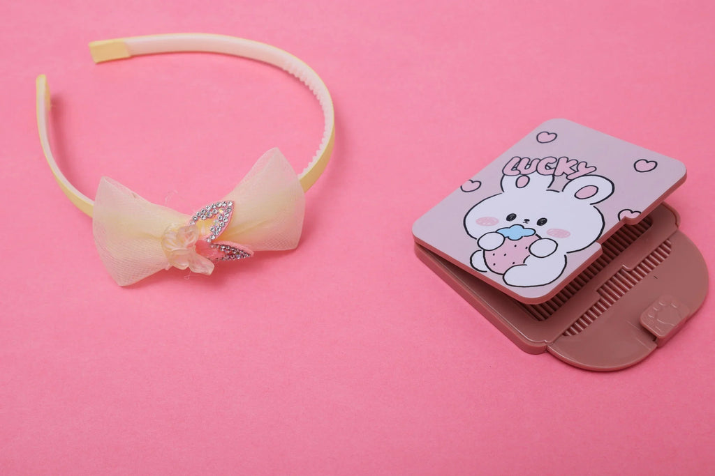 ilearnngrow Bow Hair Accessories Set - Yellow - Naivri