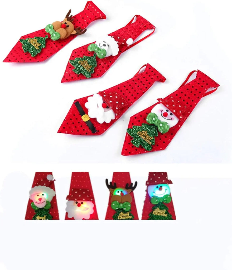 ilearnngrow Christmas Light Up Neck Tie - Naivri