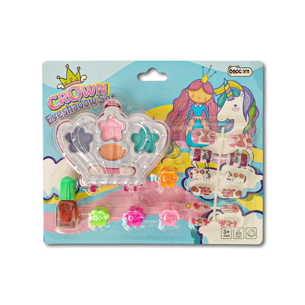 ilearnngrow Crown eyeshadow n nail art kit - Naivri