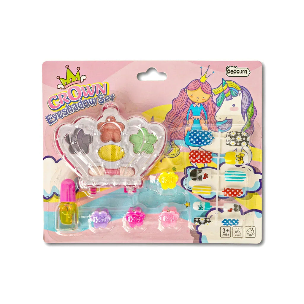 ilearnngrow Crown eyeshadow n nail art kit - Naivri