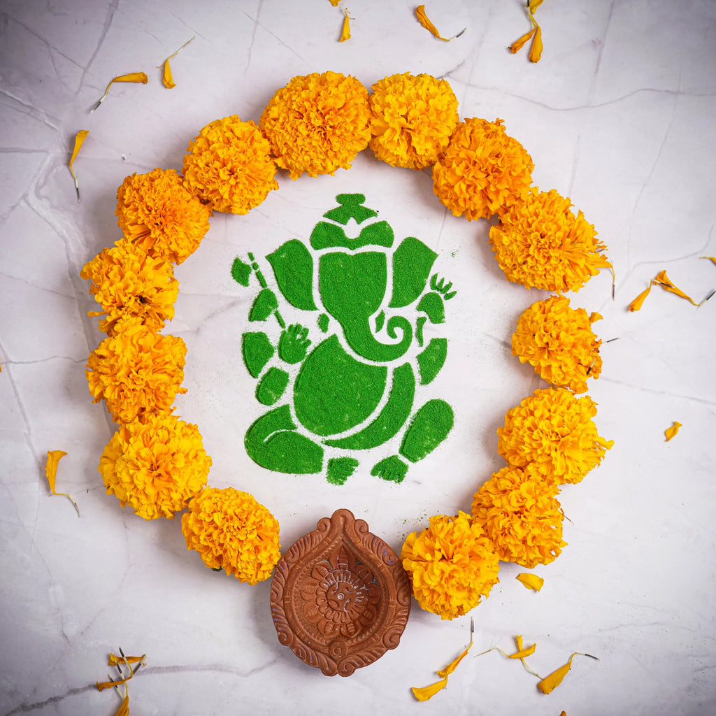 ilearnngrow Diwali DIY Rangoli Kit - Ganesh Ji - Naivri