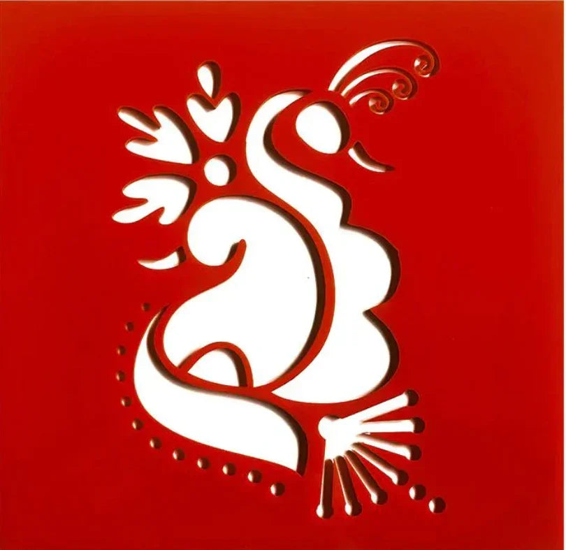 ilearnngrow Diwali DIY Rangoli Kit - Peacock - Naivri