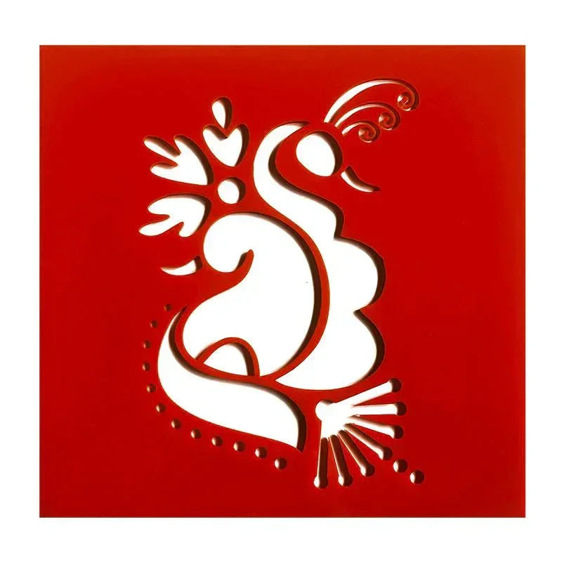 ilearnngrow Diwali DIY Rangoli Kit - Peacock - Naivri