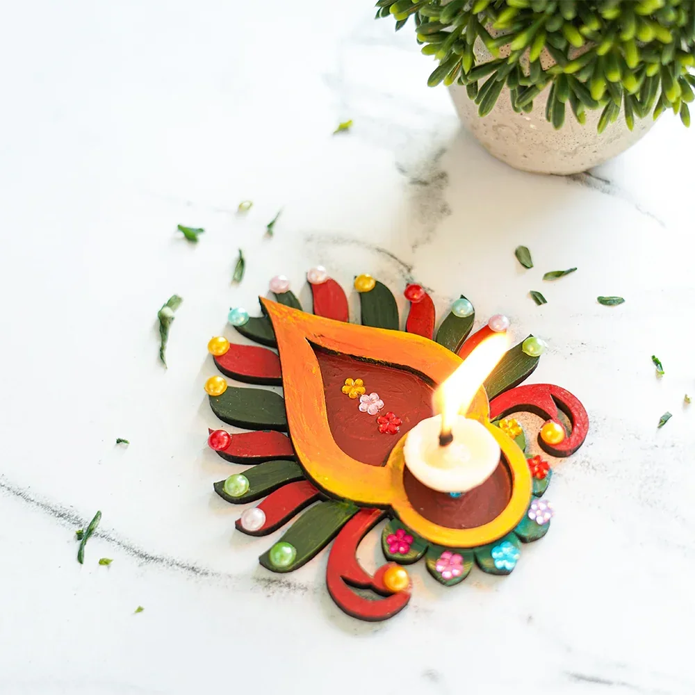 ilearnngrow DIY Tea Light Candle Holders - Naivri