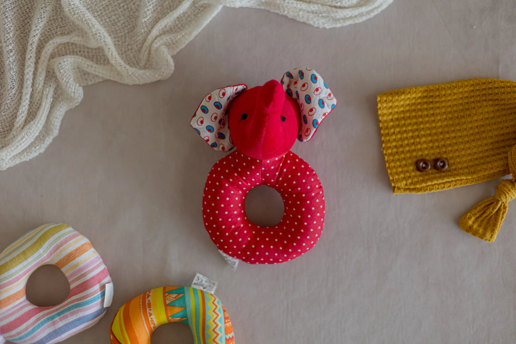 ilearnngrow Elephant Face shaped Rattle - Naivri