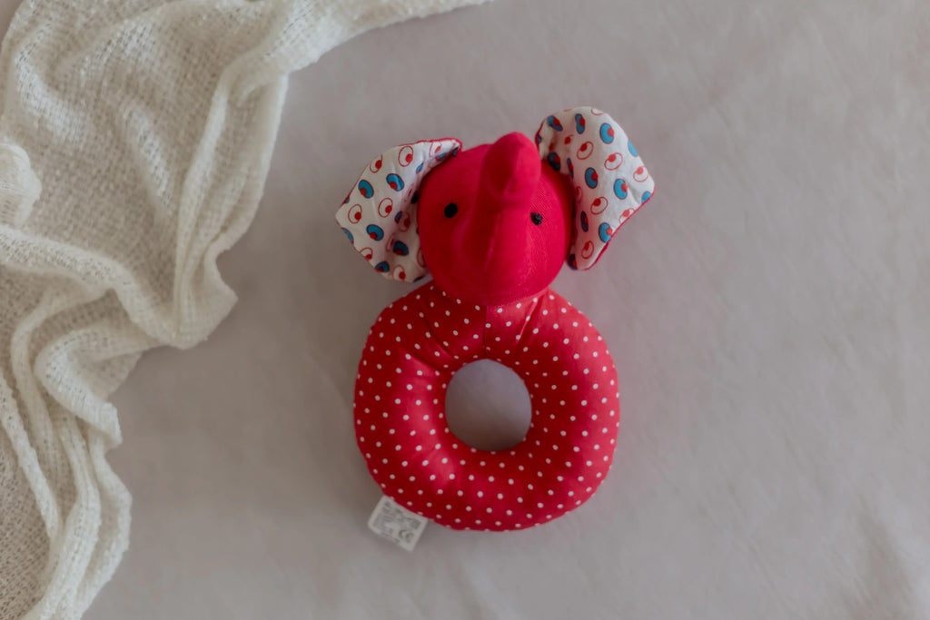 ilearnngrow Elephant Face shaped Rattle - Naivri