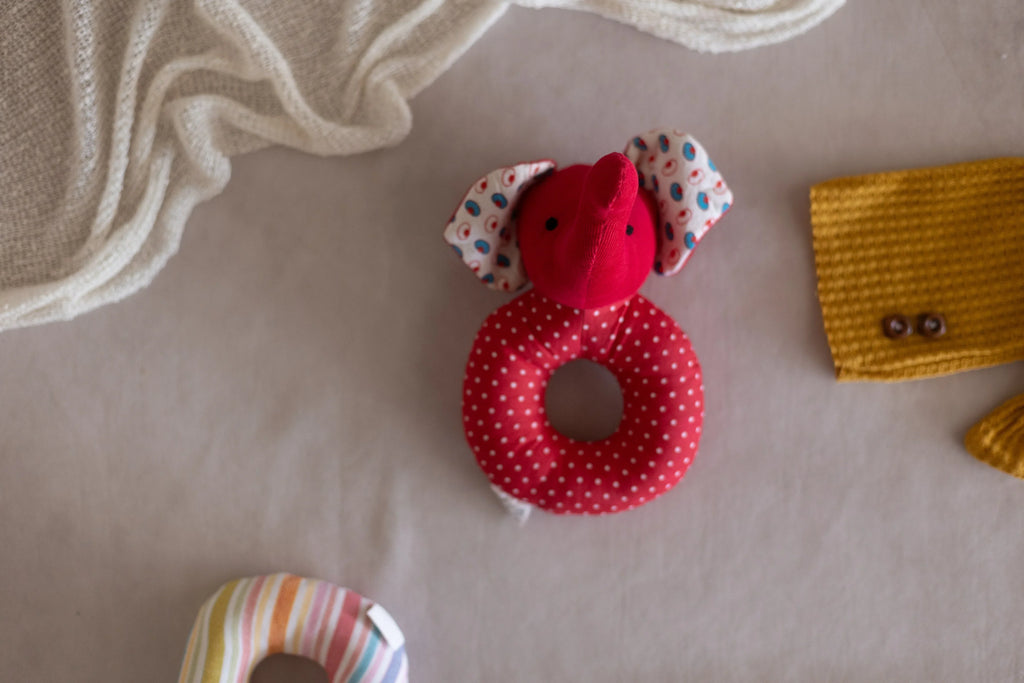 ilearnngrow Elephant Face shaped Rattle - Naivri