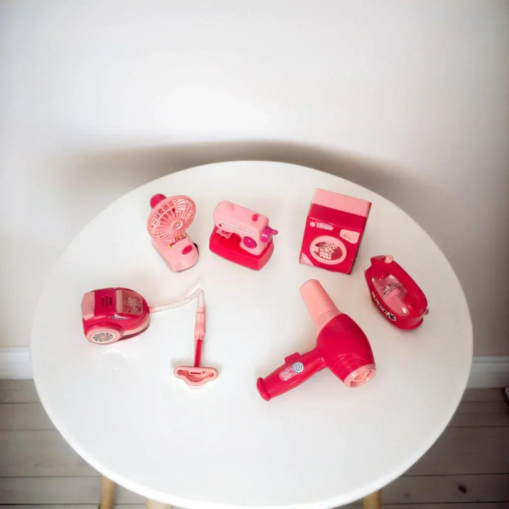 Ilearnngrow Family Suits Battery Operated Household appliances Play Set with Light & Sound - Naivri