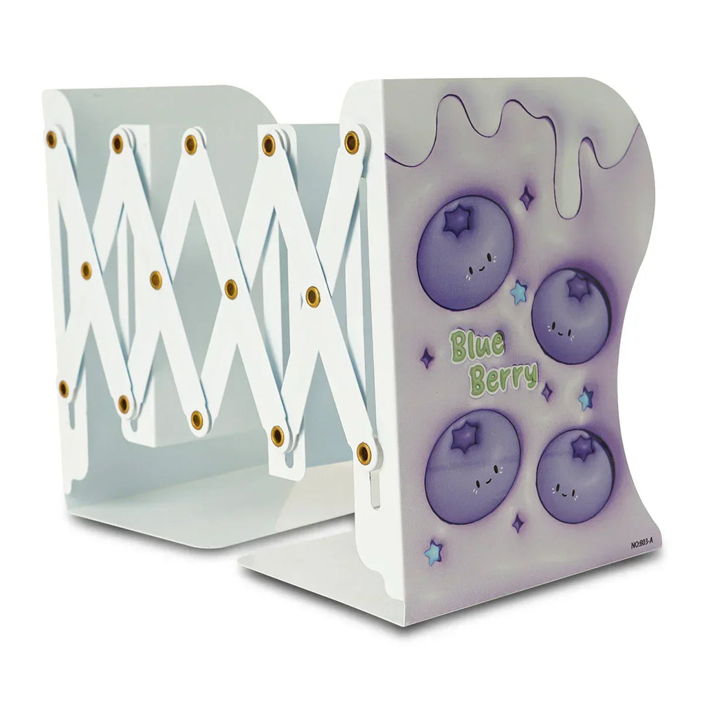 ilearnngrow Foldable Unicorn Expandable Metal Book Shelf Storage Organizer Rack for Kids,Book Shelves for Living Room Study Room,Desktop Bookcases and Shelve (Pack of 1) - Naivri