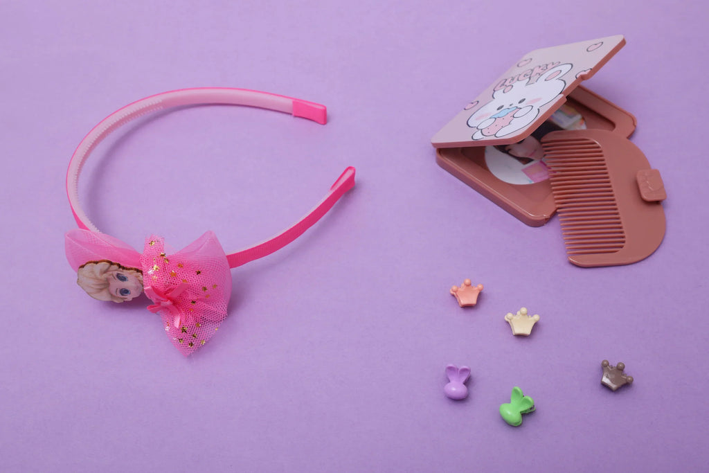 ilearnngrow Frozen Hair Accessories Set - Pink - Naivri