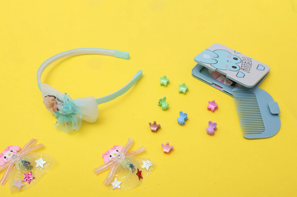 ilearnngrow Frozen Hair Accessories Set - Sea Green - Naivri