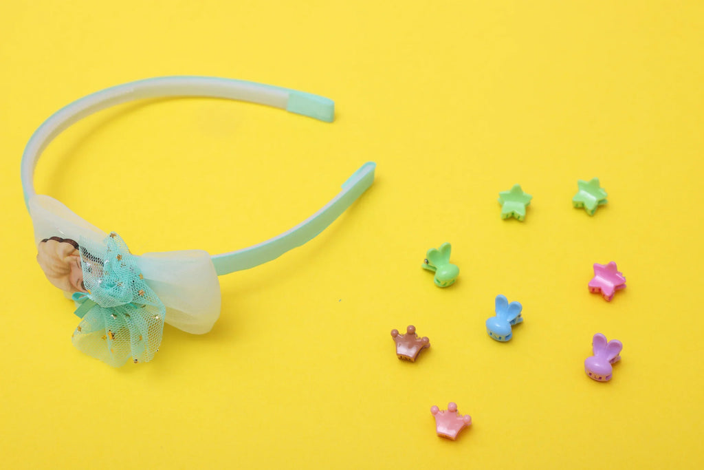 ilearnngrow Frozen Hair Accessories Set - Sea Green - Naivri