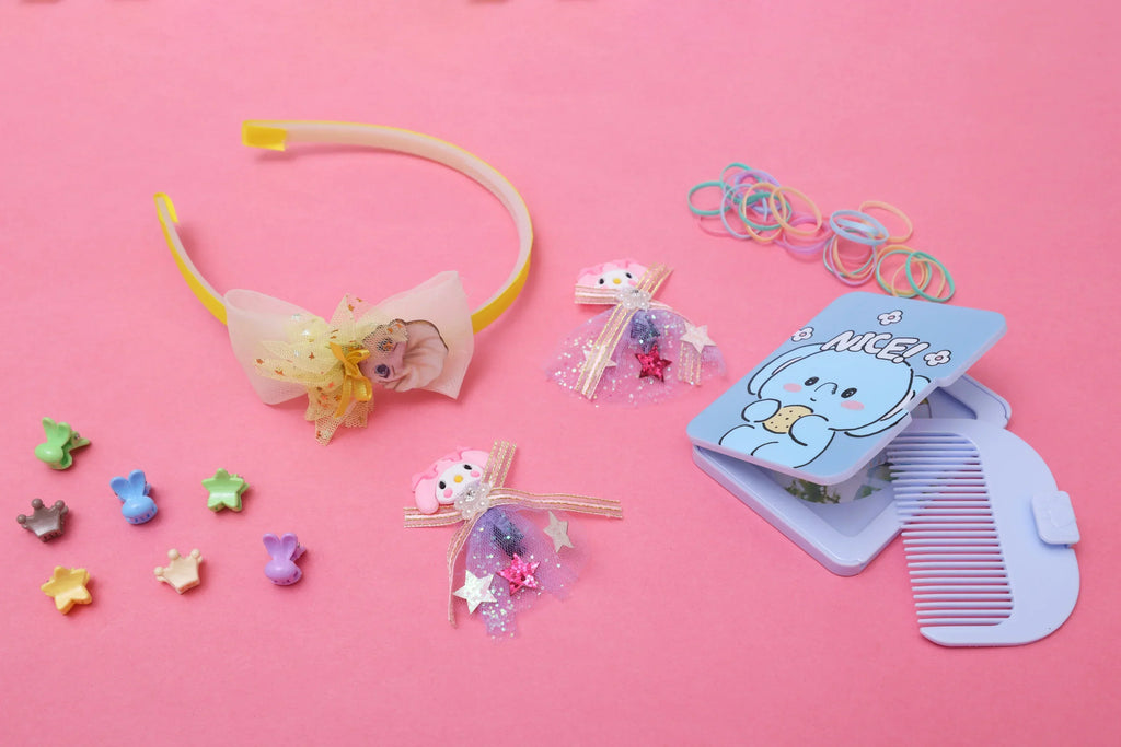 ilearnngrow Frozen Hair Accessories Set - Yellow - Naivri