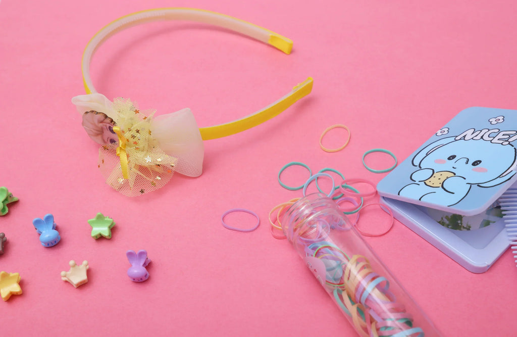 ilearnngrow Frozen Hair Accessories Set - Yellow - Naivri