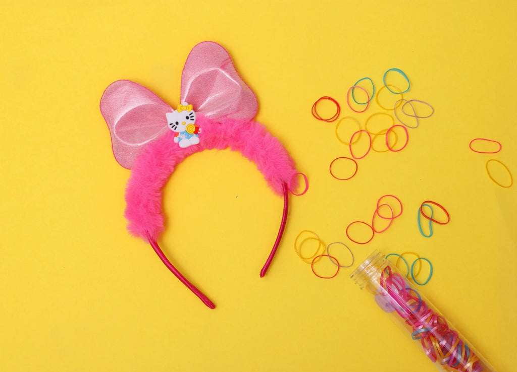 ilearnngrow Hello Kitty Hair Accessories Set - Hot Pink - Naivri