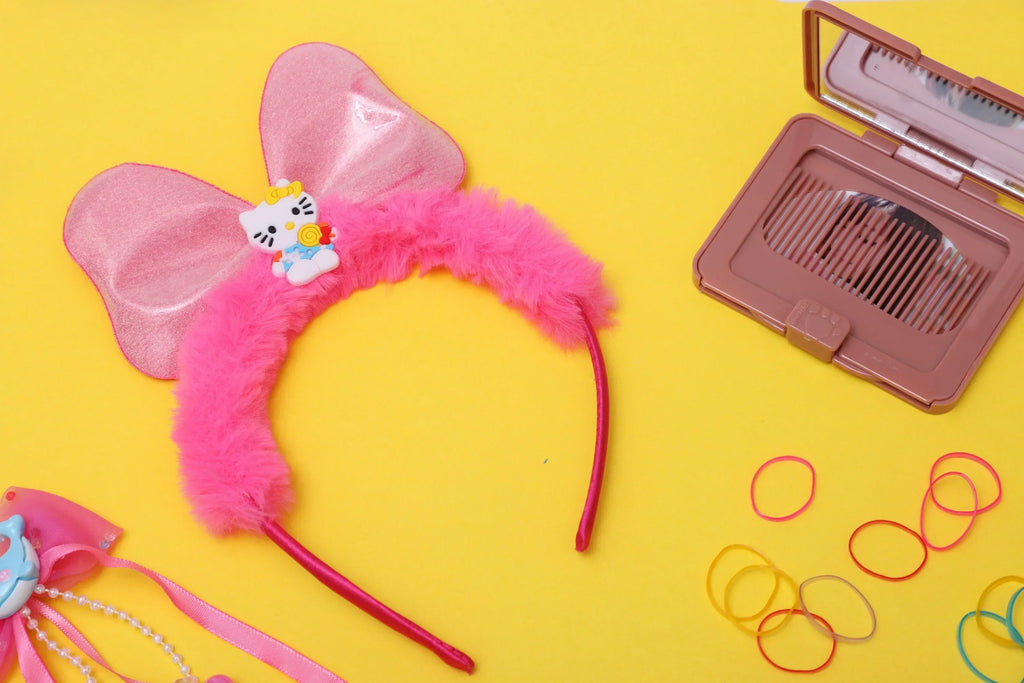 ilearnngrow Hello Kitty Hair Accessories Set - Hot Pink - Naivri