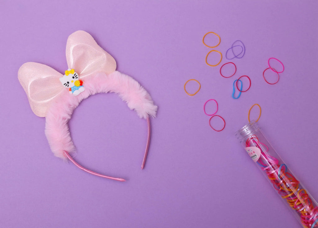 ilearnngrow Hello Kitty Hair Accessories Set - Pastel Pink - Naivri