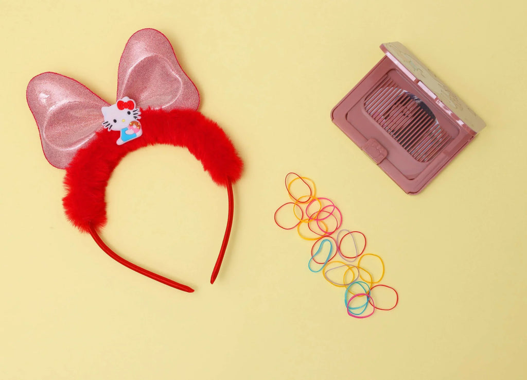 ilearnngrow Hello Kitty Hair Accessories Set - Red - Naivri