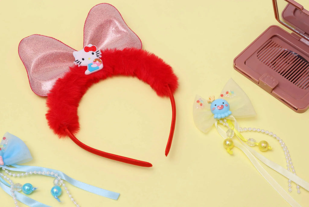 ilearnngrow Hello Kitty Hair Accessories Set - Red - Naivri